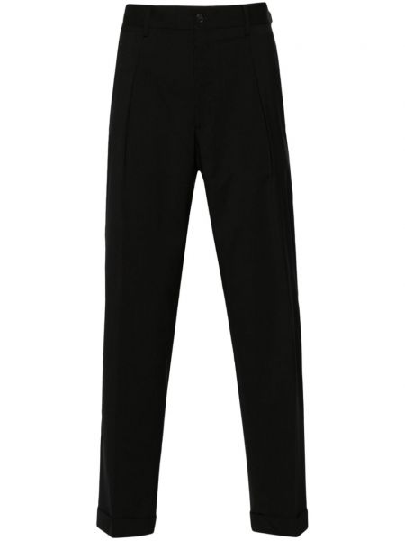 Pantaloni cu pliu presat Briglia 1949 negru