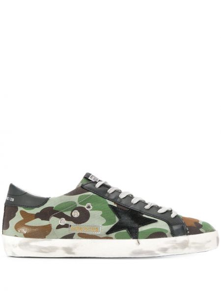 Stjernemønster kamuflere sneakers Golden Goose