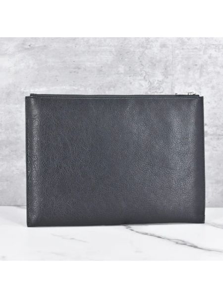 Bolso clutch retro Yves Saint Laurent Vintage negro