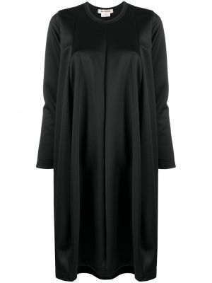Vestido de tubo ajustado manga larga Comme Des Garçons negro