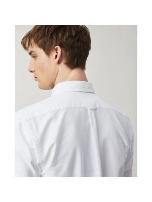 Camisa con botones de plumas casual Lexington blanco