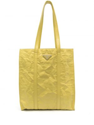 Shopper kabelka Prada žlutá