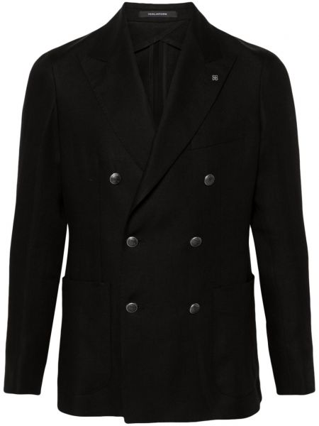 Dobbeltradet blazer Tagliatore sort