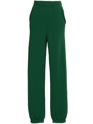 Μάλλινο παντελόνι Marni πράσινο