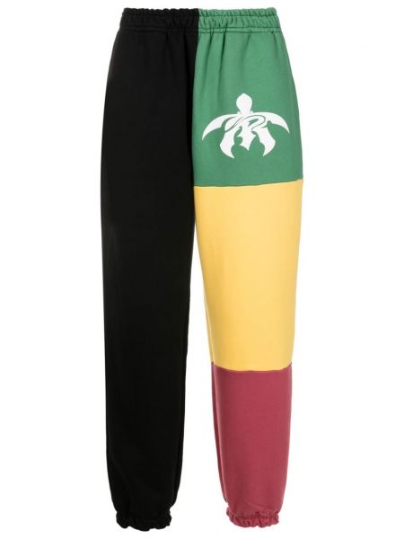 Pantaloni sport din bumbac Piet negru