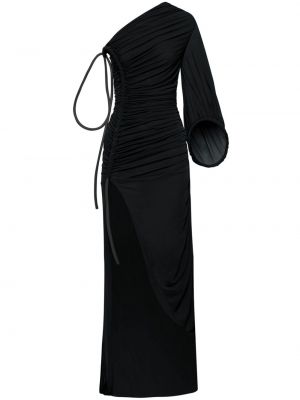 Прозрачна коктейлна рокля Dion Lee черно