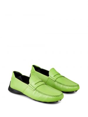 Slip-on nahast loafer-kingad Tod's roheline