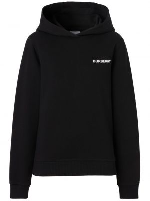 Hoodie mit print Burberry schwarz