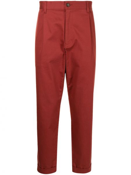 Pantalones chinos slim fit D'urban rojo