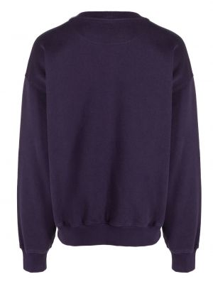 Džersis raštuotas fliso džemperis Bally violetinė