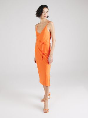 Priliehavé šaty Calvin Klein oranžová