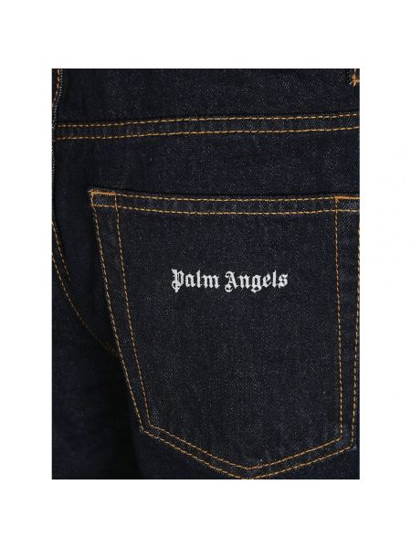 Pantalones rectos con bolsillos Palm Angels azul