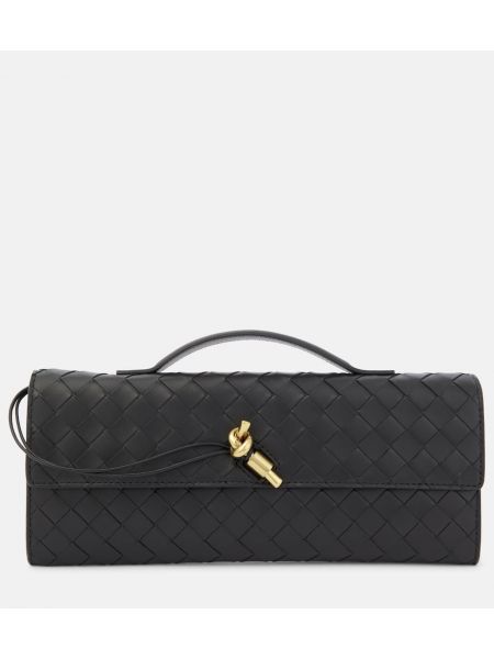 Læder mini taske Bottega Veneta sort