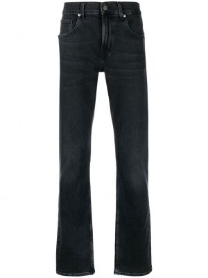 Slank stretch jeans 7 For All Mankind svart