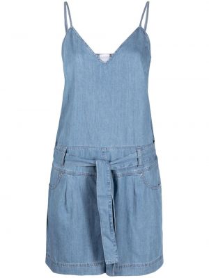 Denim jumpsuit med passform Pinko blå