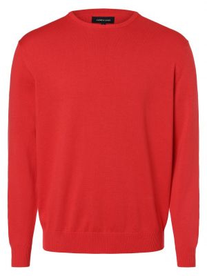 Sweter bawełniany Andrew James czerwony