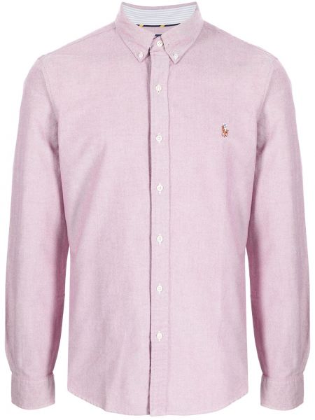 Βαμβακερό πουκάμισο με κέντημα με κέντημα Polo Ralph Lauren