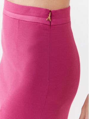 Slim fit mini sukně Patrizia Pepe růžové
