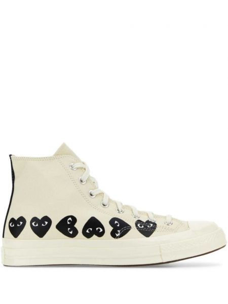 Sneaker Comme Des Garçons Play beyaz