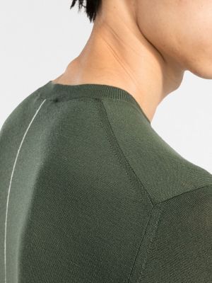 Pull en tricot col rond There Was One vert