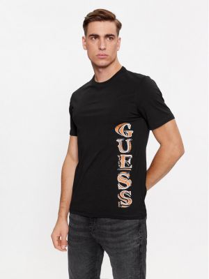 T-shirt slim Guess noir