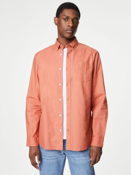 Košile Marks & Spencer oranžová