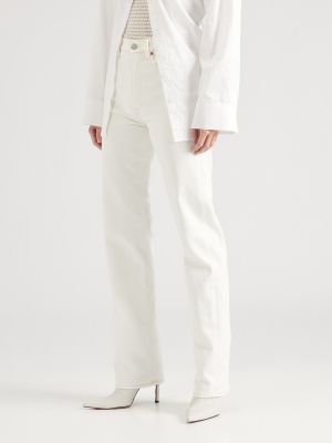 Džínsy s rovným strihom Polo Ralph Lauren biela