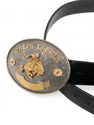 Leder gürtel mit schnalle Ralph Lauren Collection