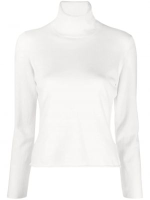 Вълнен пуловер Fileria бяло