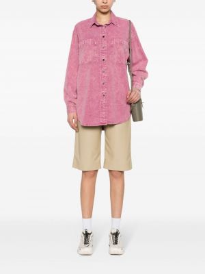 Hemd aus baumwoll Marant Etoile pink