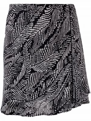 Falda con estampado con estampado abstracto Patrizia Pepe negro