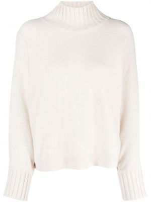 Плетен пуловер Antonelli бяло