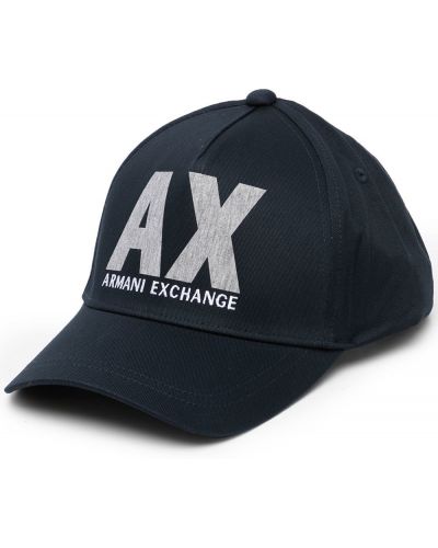 Gorra con estampado Armani Exchange negro
