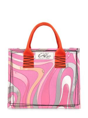 Τσάντα shopper Pucci ροζ