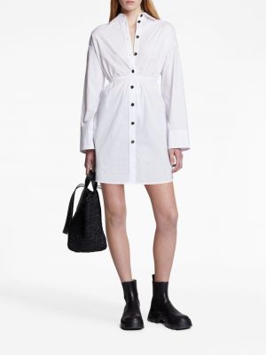 Mini robe avec découpe dos Proenza Schouler White Label blanc