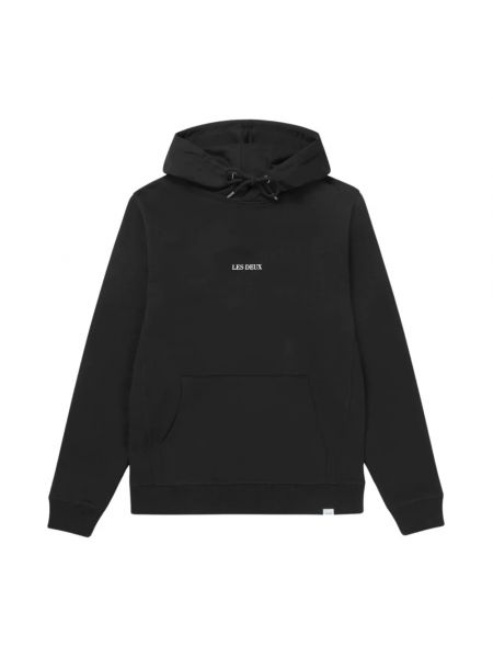 Casual hoodie Les Deux schwarz