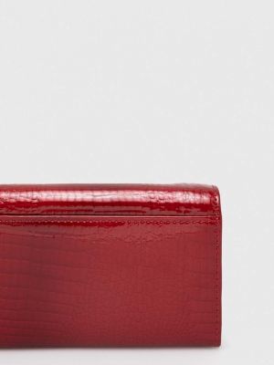Kožená peněženka Answear Lab červená