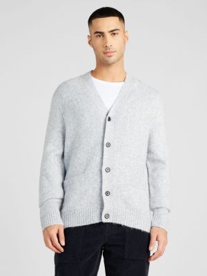 Veste en tricot Abercrombie & Fitch gris