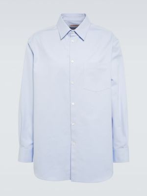 Camicia di cotone Valentino blu
