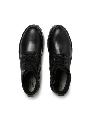 Auliniai batai su raišteliais Jack & Jones juoda