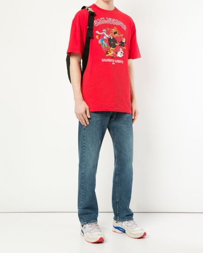 T-krekls ar apdruku Vetements sarkans