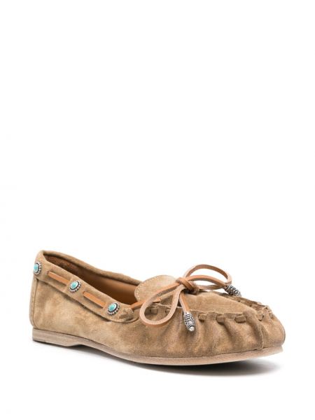 Seemisnahksed loafer-kingad Sartore pruun
