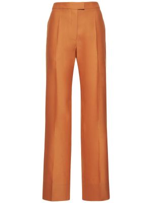 Hedvábný vlněný oblek Interior oranžový