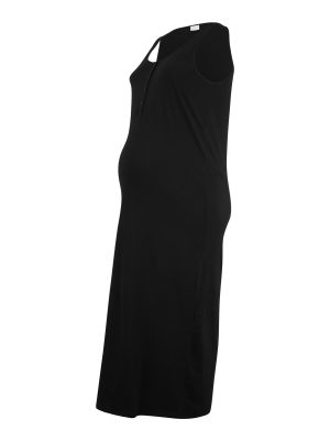 Košeľové šaty Mamalicious Curve čierna