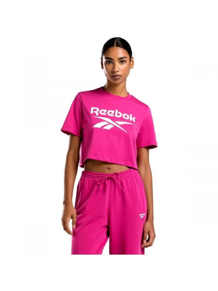 Tričko s krátkými rukávy Reebok Sport růžové