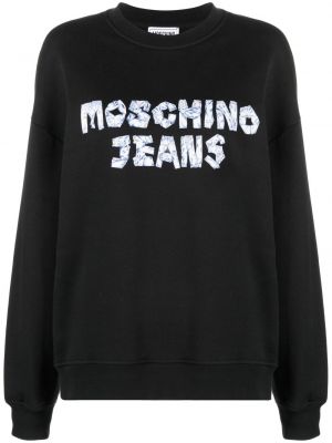Jeans mit print Moschino Jeans schwarz
