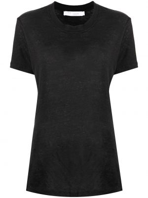 Jersey manga corta de tela jersey Iro negro