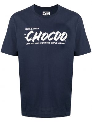 T-shirt Chocoolate blå