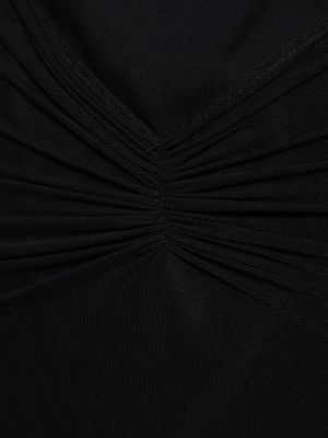 Vestido de malla David Koma negro