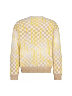 Jersey de lana de alpaca con estampado Lacoste beige
